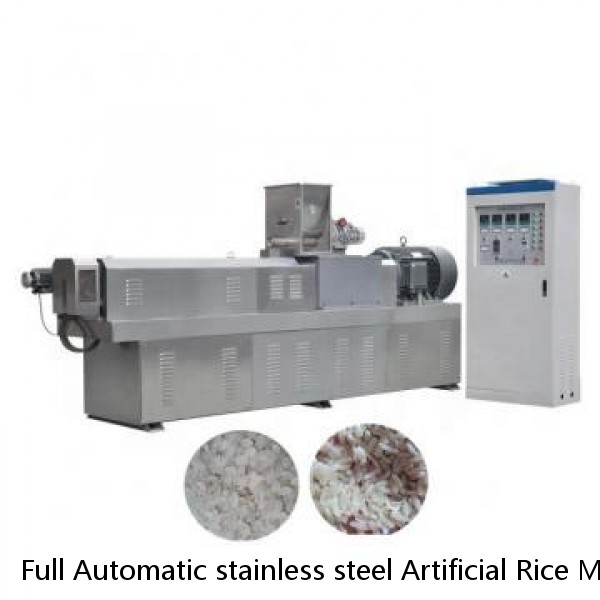 Full Automatic stainless steel Artificial Rice Making Machine Nutrition Rice Production Line