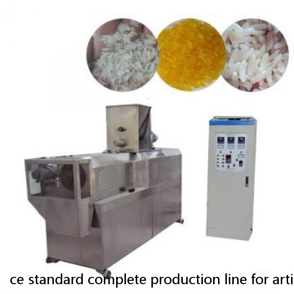 ce standard complete production line for artificial rice making machine