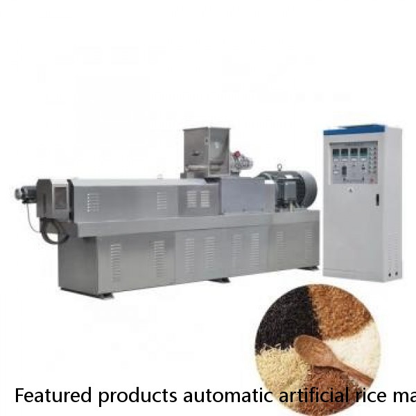 Featured products automatic artificial rice machine instant rice processing line
